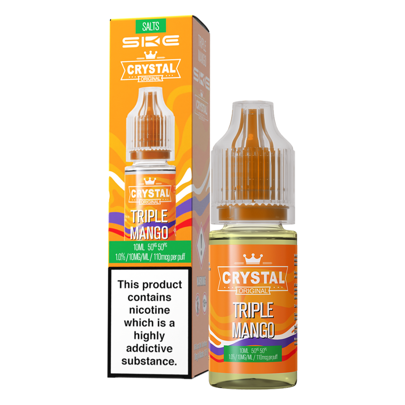 SKE Crystal Original TRIPLE MANGO Nic Salt 10ml-10mg